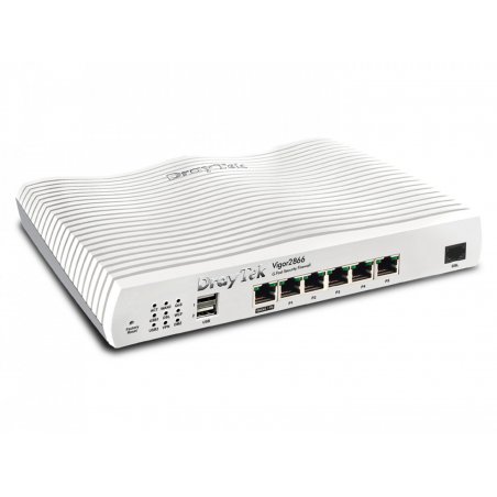 DrayTek Vigor 2866: Gfast Modem-Firewall wired router Gigabit Ethernet Grey