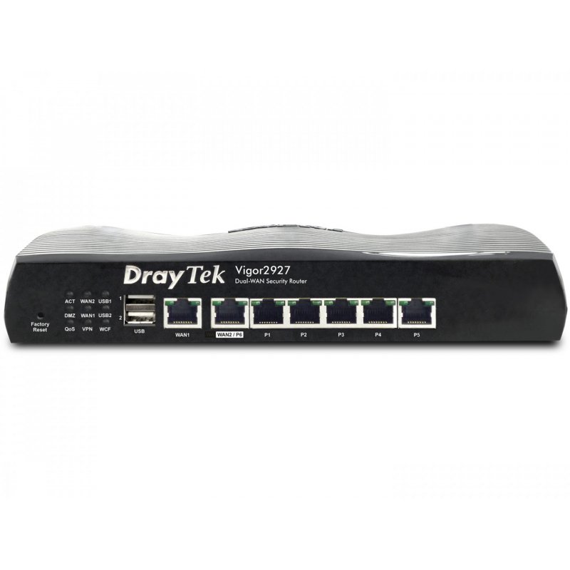 DrayTek Vigor2927 wired router Gigabit Ethernet Black