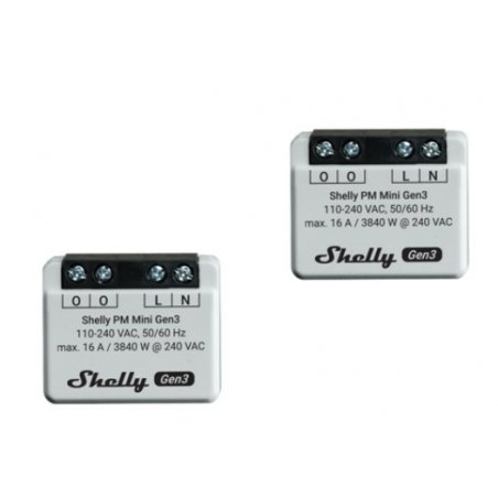Shelly PM Mini Gen3 Smart switch 1P Grey