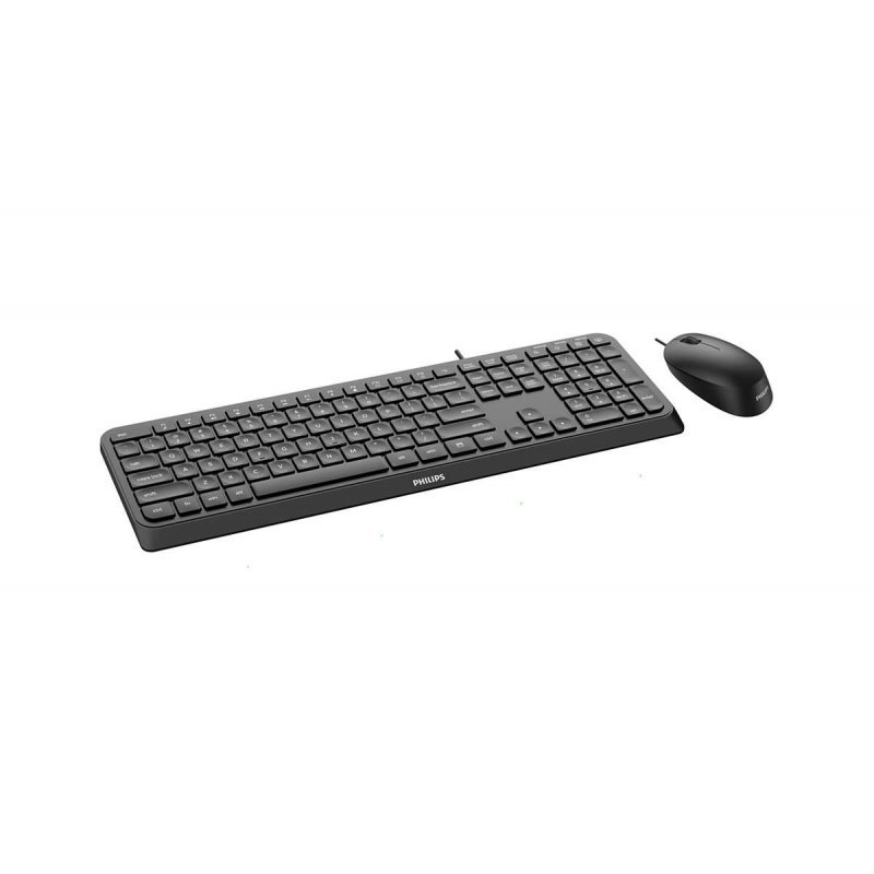 Philips 2000 series SPT6207B/19 clavier Souris incluse Universel USB QWERTY Anglais Noir