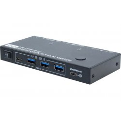 MST HUB DUAL DISPLAY KVM SWITCH 2 Host