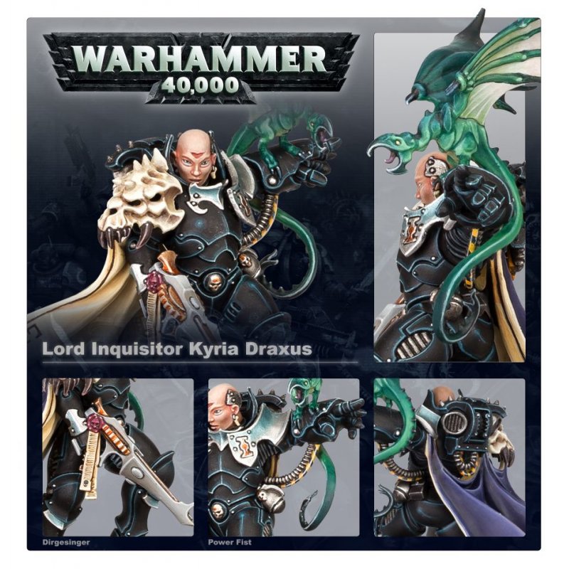 Games Workshop Ordo Xenos Lord Inquisitor Kyria Draxus