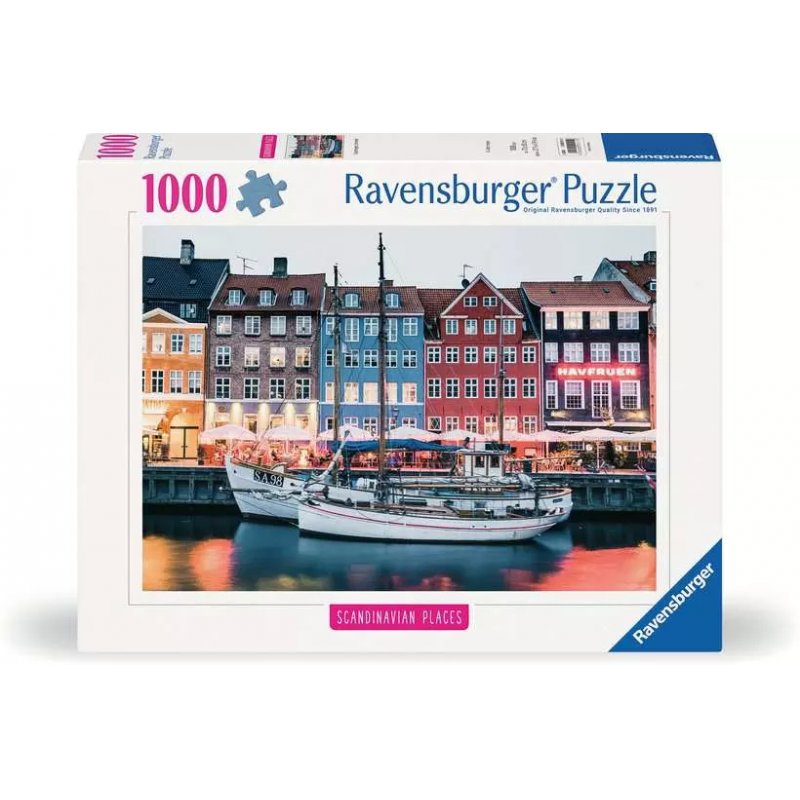 Ravensburger - Puzzle Scandinavian Copenhagen Denmark 1000p (12000111)