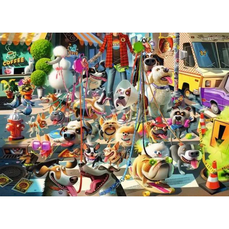 Ravensburger - Puzzle The Dog Walker 1000p (12000876)