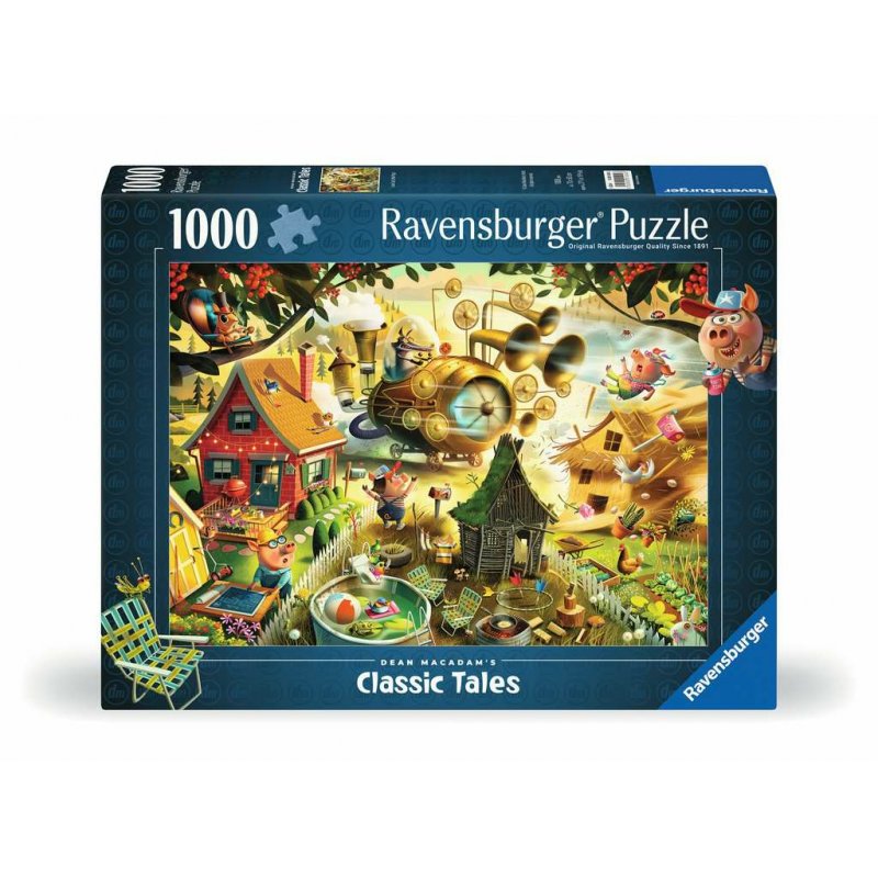 Ravensburger - Puzzle Look Out Little Pigs 1000p (12001004)