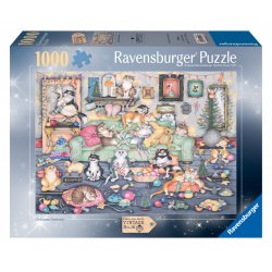 Ravensburger - Puzzle Crazy Cats Christmas Crackers 1000p (12001244)