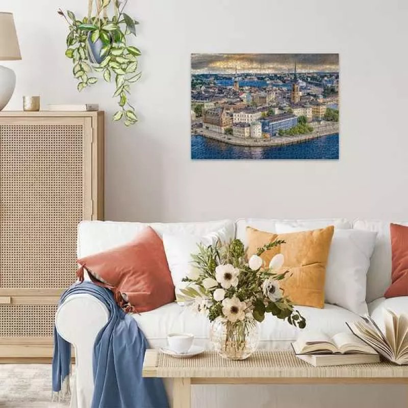 Ravensburger - Puzzle Scandinavian Stockholm Sweden 1000p (12000114)