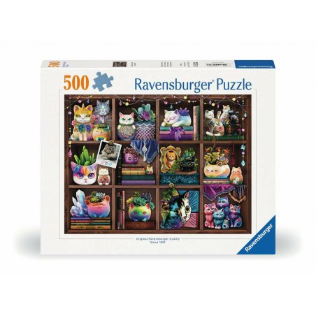 Ravensburger Cubby Cats and Succulents Jigsaw puzzle 500 pc(s) Other