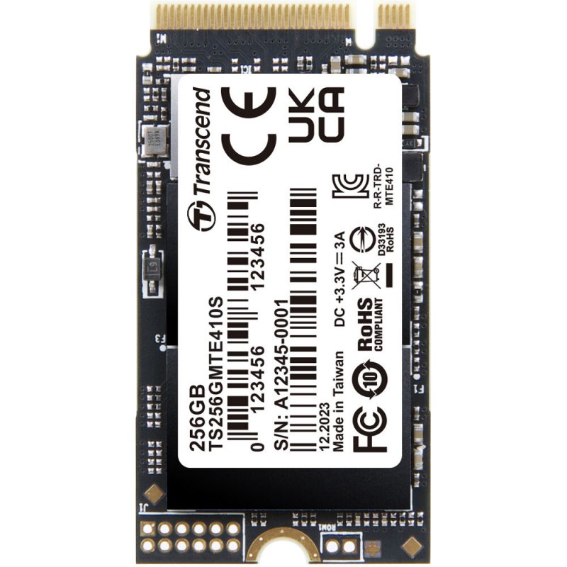 Transcend PCIe SSD 410S 256 Go M.2 PCI Express 4.0 NVMe 3D NAND