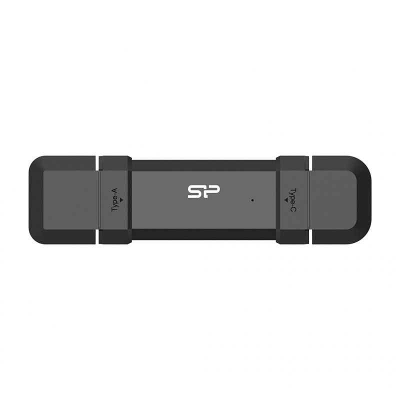 Silicon Power DS72 lecteur USB flash 500 Go USB Type-A / USB Type-C 3.2 Gen 2 (3.1 Gen 2) Noir