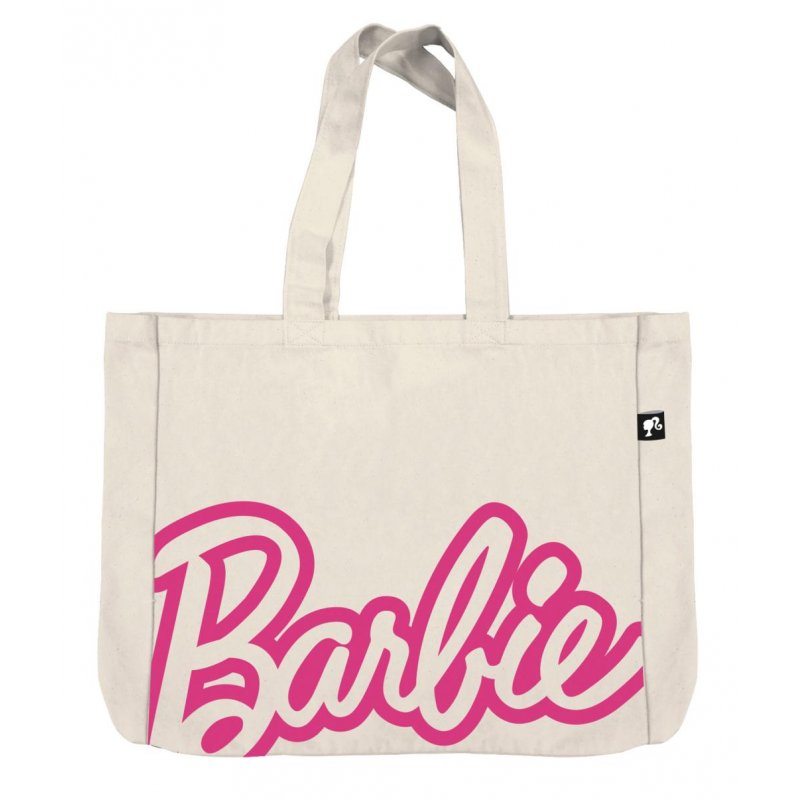 BARBIE - Logo - Tote Bag en Toile - 46x40,5x10cm