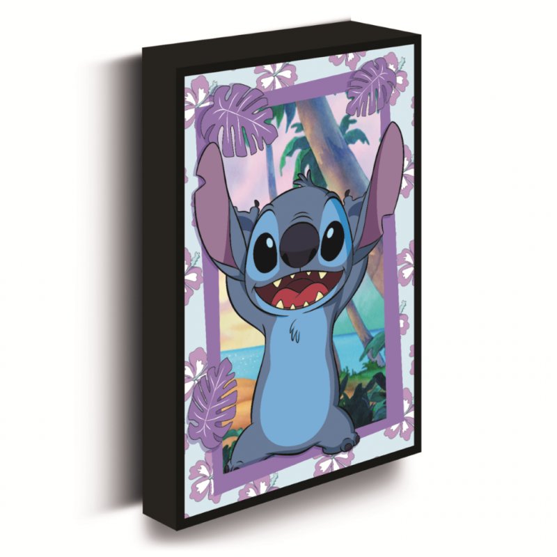 DISNEY - Stitch - Canvas Lumineux 40X30 Cm