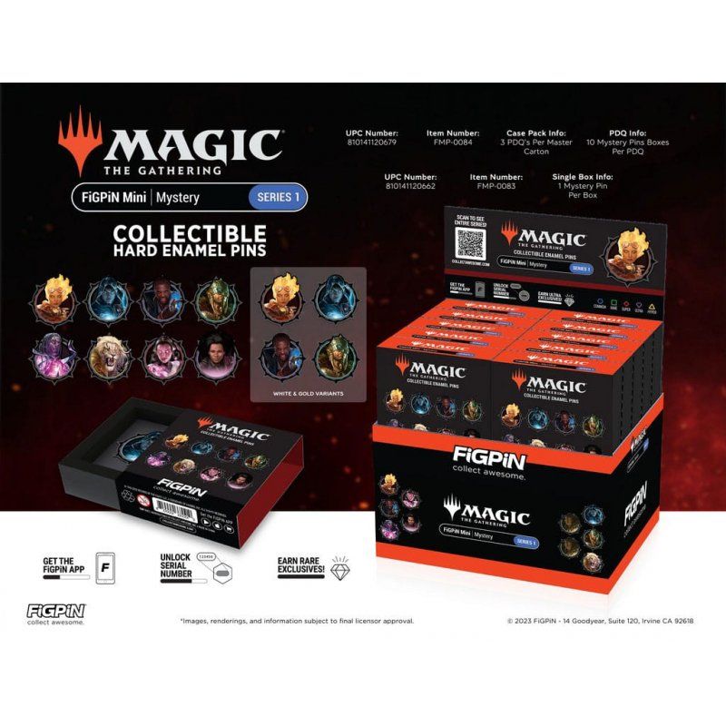 Magic the Gathering: Series 1 Blind Box Enamel Pin - 10 Piece CDU