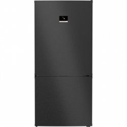Bosch Serie 8 KGP86AXB0N réfrigérateur-congélateur Pose libre 621 L B Noir, Acier inoxydable