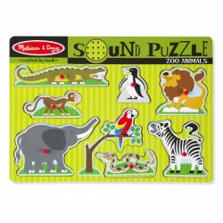 Melissa & Doug - Zoo Animals Sound Puzzle (50215)
