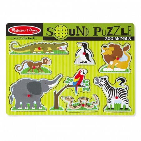 Melissa & Doug - Zoo Animals Sound Puzzle (50215)