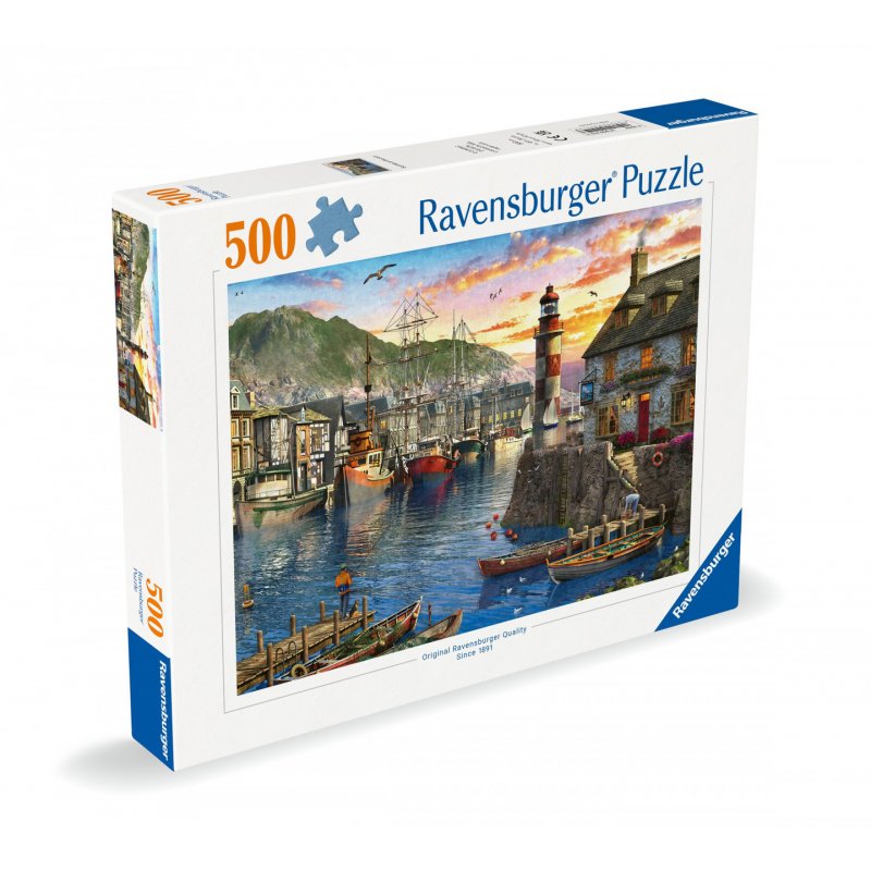 Ravensburger - Puzzle Sunrise At The Port 500p (12000212)