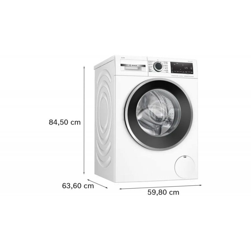 Bosch Serie 6 WGG244F40 machine à laver Charge avant 9 kg 1400 tr/min Blanc