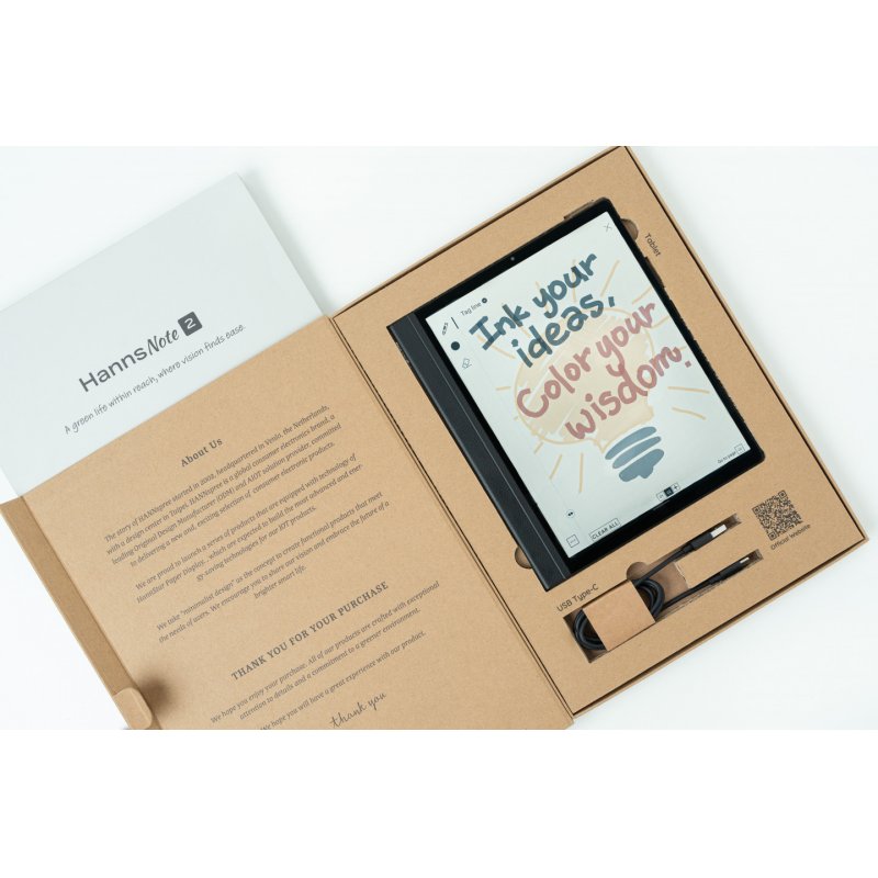 Hannspree HannsNote2 Liseuse Écran tactile 64 Go Wifi Noir