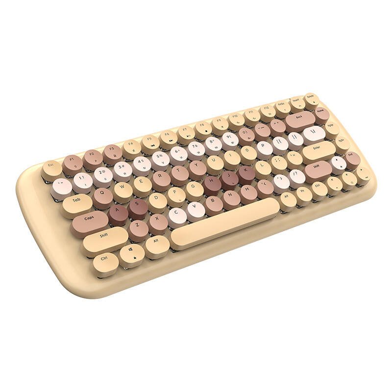 MOFII Wireless Mechanical Keyboard with Bluetooth ROMI 2.4G (Brown)