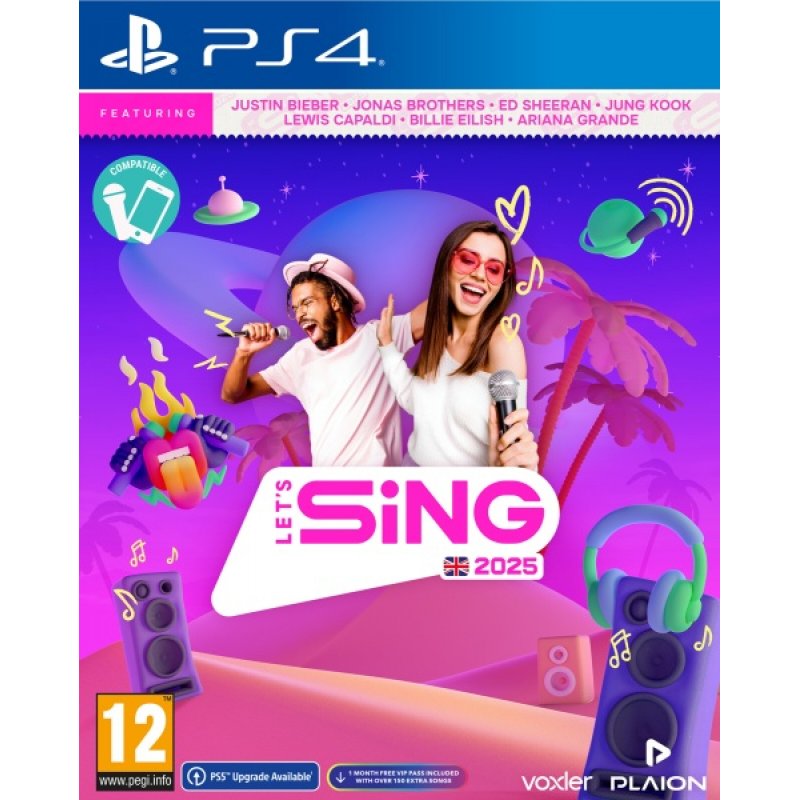 GAME Let's Sing 2025 Standard English PlayStation 4