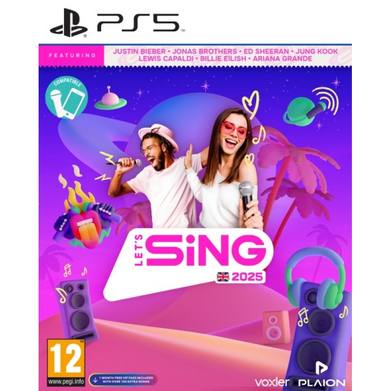 GAME Let's Sing 2025 Standard Anglais PlayStation 5