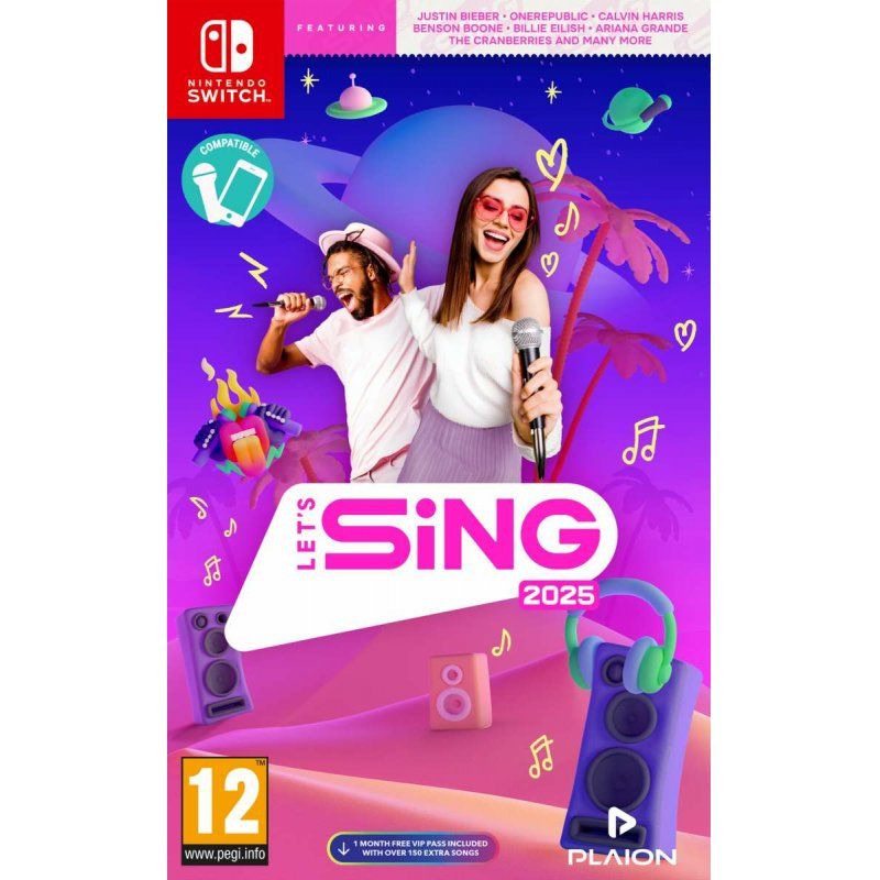 GAME Let's Sing 2025 Standard Anglais Nintendo Switch