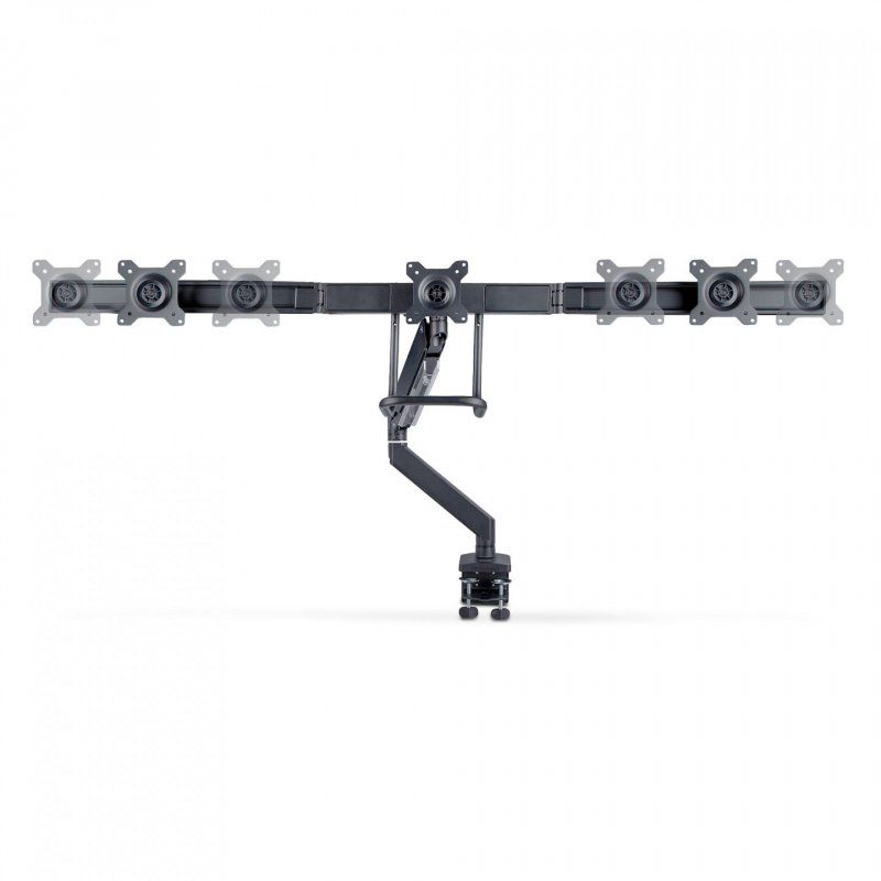 TRIPLE MONITOR DESK MOUNT - CROSSBAR DESIGN UP TO 27IN SCREE