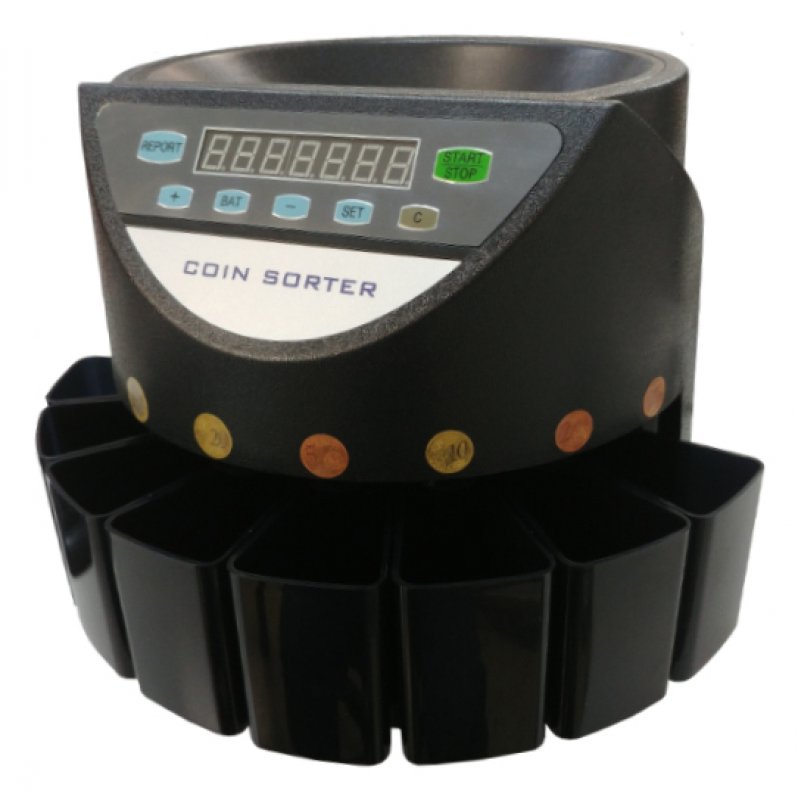 Mustek M6 money counting machine Coin counting machine Black