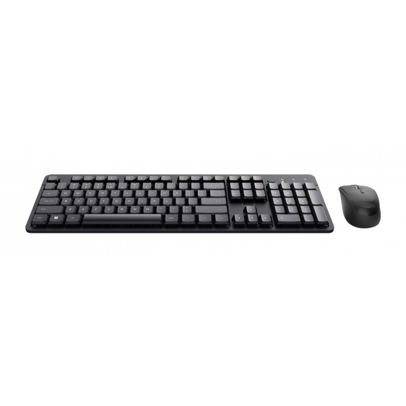 Trust Ody II clavier Souris incluse Bureau RF sans fil QWERTZ Allemand Noir