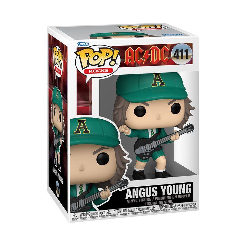 AC/DC POP! Rocks Vinyl Figurine Angus Young (Green) 9 cm