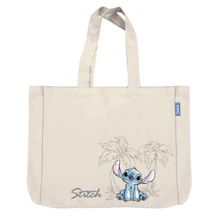 STITCH - Ohana - Grand Sac en Toile - 46x40,5x10cm