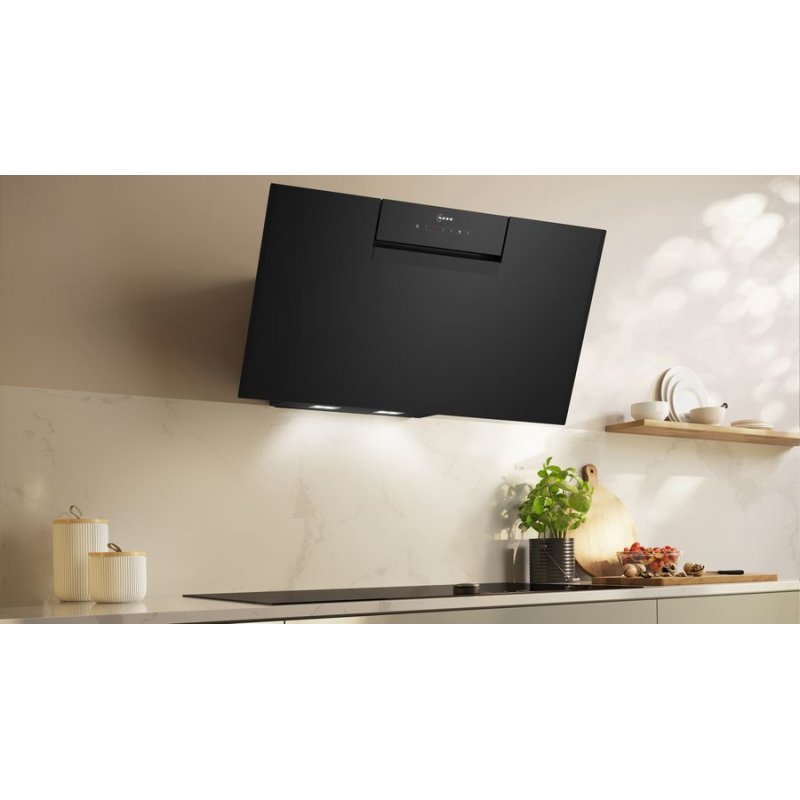 Neff D85IFN1S0 cooker hood Wall-mounted Black 687 m³/h A 