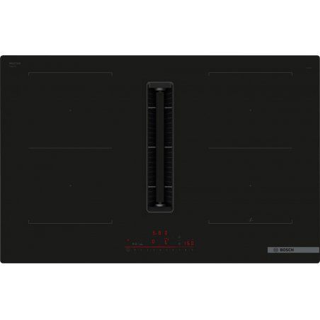 Bosch Serie 6 PVQ811H26E plaque Noir Intégré 80 cm Plaque avec zone à induction 4 zone(s)