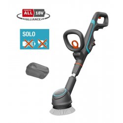 Akku-Multi-Reiniger AquaBrush Compact 18V P4A solo (grau/türkis, ohne Akku und Ladegerät, POWER FOR ALL ALLIANCE)