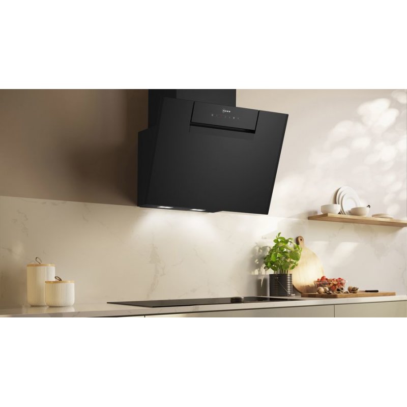 Neff D65IFN1S0 cooker hood Wall-mounted Black 687 m³/h A 