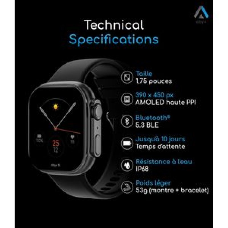 Montre connectée Abyx Fit Touch 5