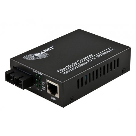 Z ALLNET Medienkonverter 10/100/1000BASE-T auf 1000BASE-SX Gigabit Multimode SC Anschluss ALL-MC103G-SC-MM