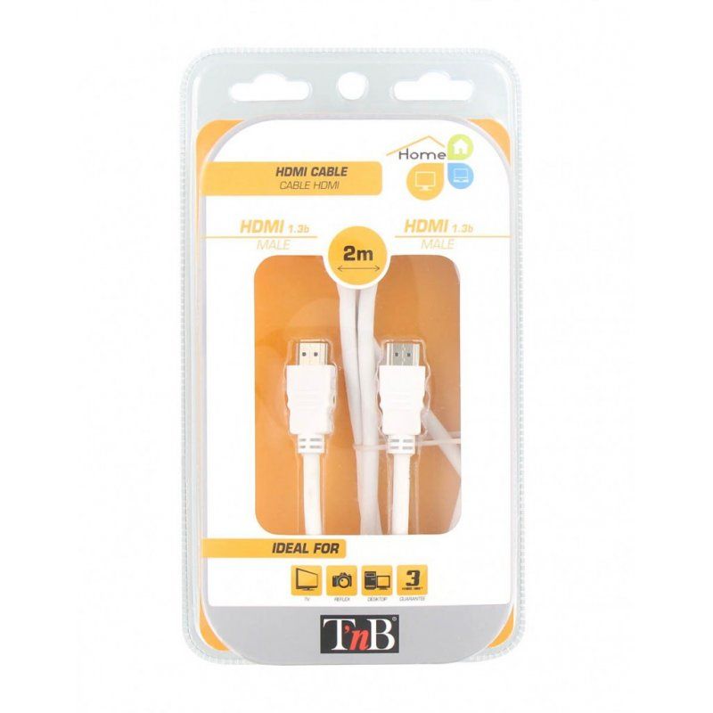 Câble HDMI 1.4 T'nB 2m M/M (Blanc)