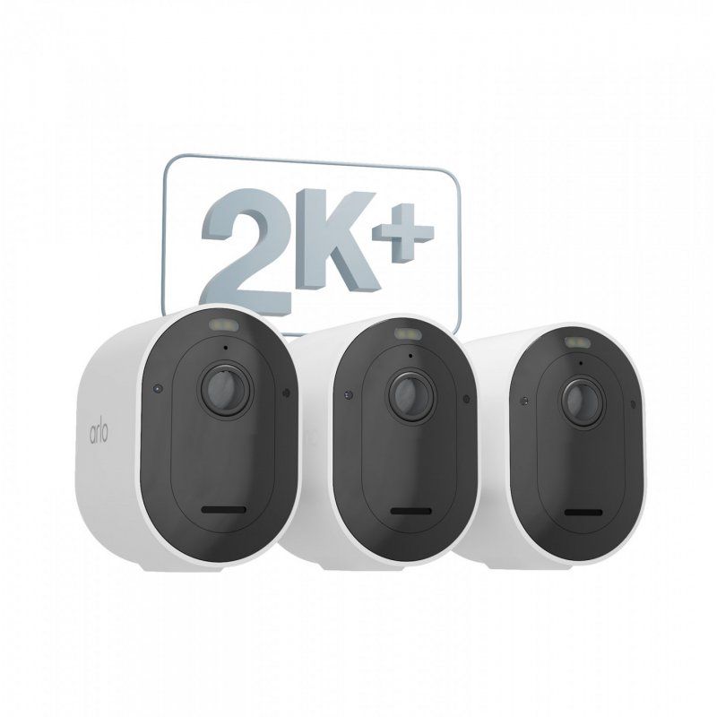 Arlo Pro 5 2K Outdoor Security Camera, 3-cam