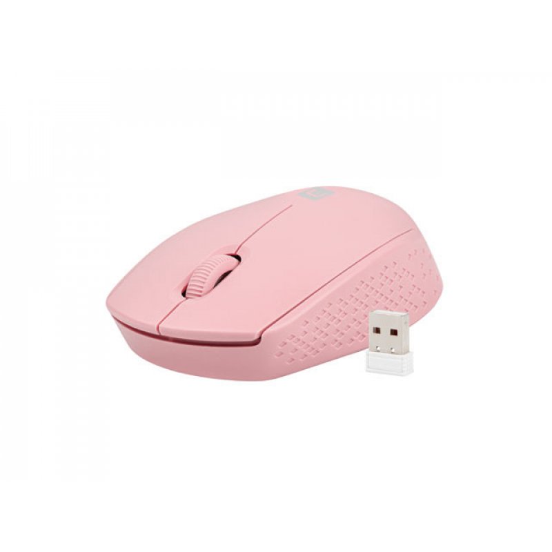 RATON NATEC STORK OPTICO INALAMBRICO 1600 DPI ROSA