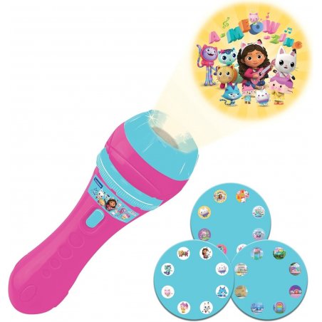 Lexibook - Gabby’s Dollhouse projector & Flashlight (LTC050GDH)