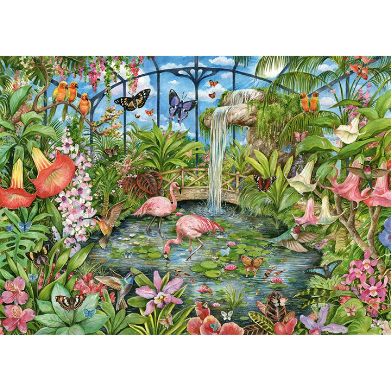 Falcon de luxe Tropical Conservatory 1000pcs Jigsaw puzzle 1000 pc(s) Flora & fauna