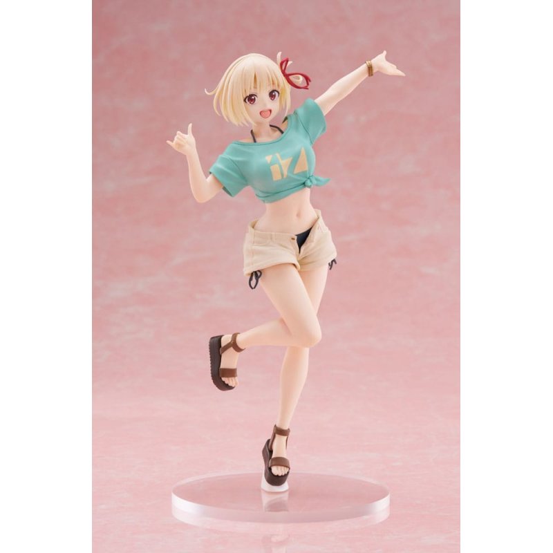 Lycoris Recoil statuette PVC Coreful Chisato Nishikigi Hawaiian Ver. 18 cm