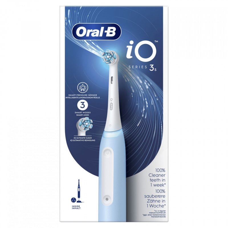 Oral-B - iO3S Ice Blue Electric Toothbrush