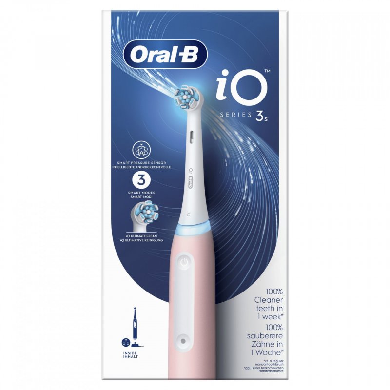 Oral-B - iO3S Blush Pink Electric Toothbrush