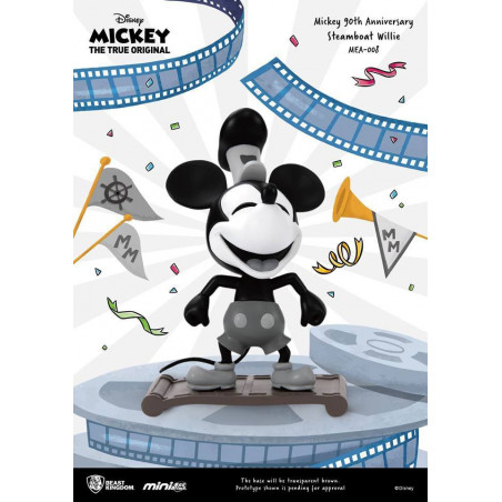 DISNEY MICKEY - Figurine Mini Egg Attack - Steamboat Willie - 9cm