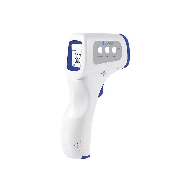 Oromed ORO-T60 PERFECT Remote sensing thermometer Blue White Universal Buttons
