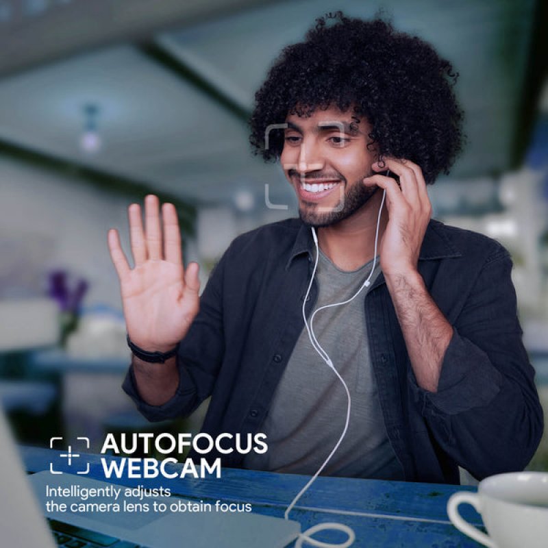 AUKEY PC-W3S webcam 2 MP 1920 x 1080 pixels USB 2.0 Noir