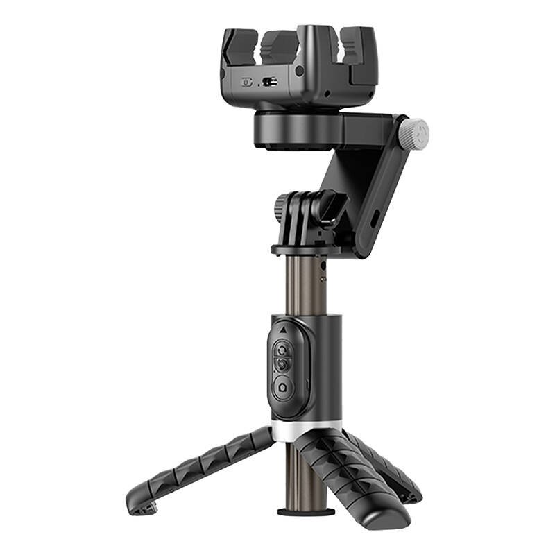 Gimbal/tripod APEXEL Q18 with light (black)